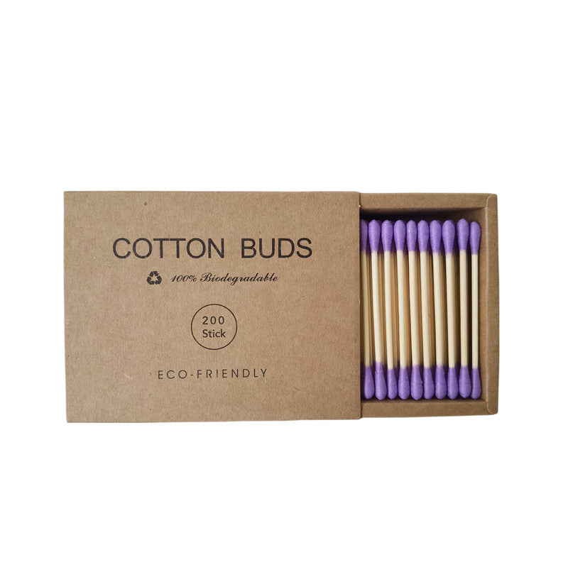 Eco-Friendly Multicolored Cotton Swabs | Makeup Remover Swabs | Cosmetic Application | First Aid