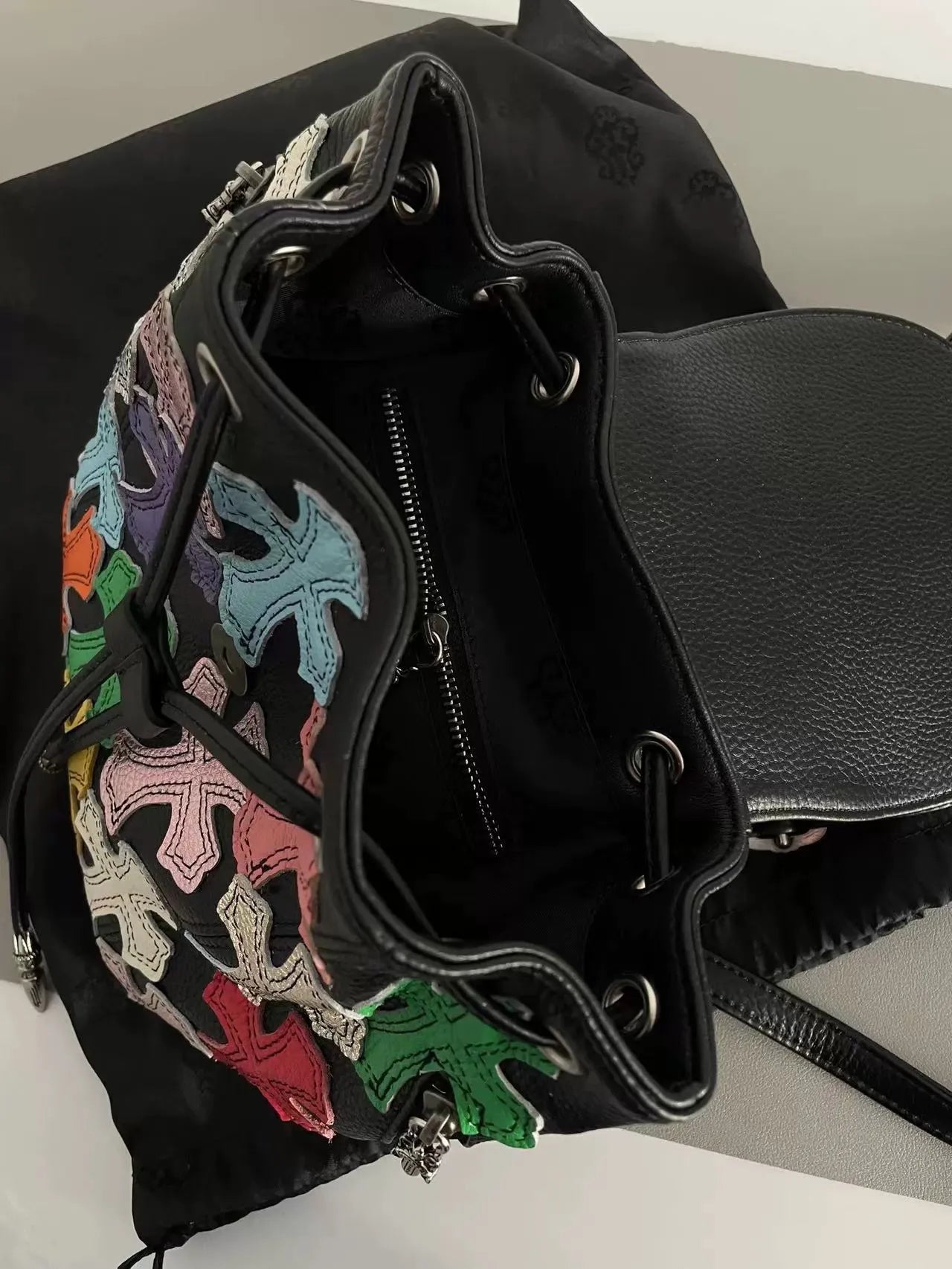 Luxury Inspired Leather Multi-Colored Mini Bag/Backpack