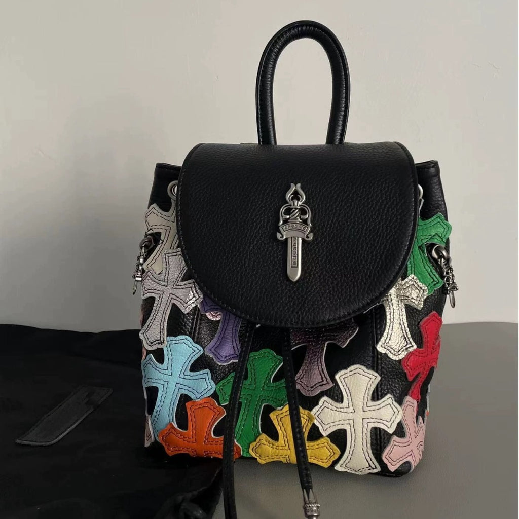 Luxury Inspired Leather Multi-Colored Mini Bag/Backpack