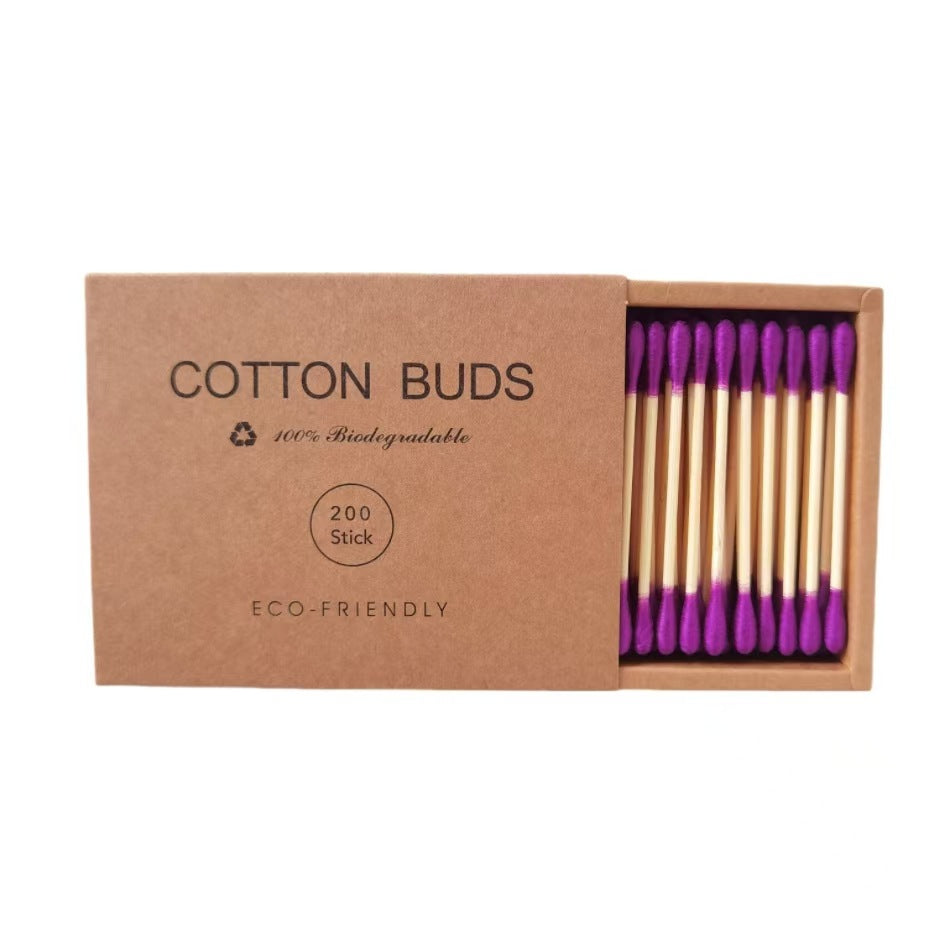 Eco-Friendly Multicolored Cotton Swabs | Makeup Remover Swabs | Cosmetic Application | First Aid